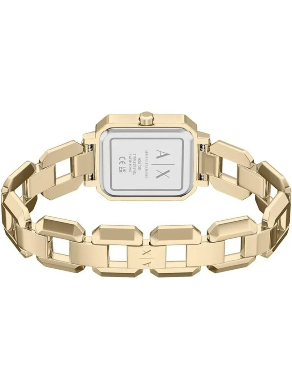 Women's Gold Leila Quartz Brown Dial Analog Quartz Bracelet Fashion Wrist Watch